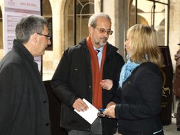 El rector reelegido, Daniel Hernández Ruipérez
