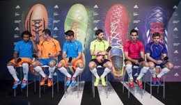 Bale, Alonso, Marcelo, Arbeloa, Illarramendi y Morata presentan el 'Samba Pack' 