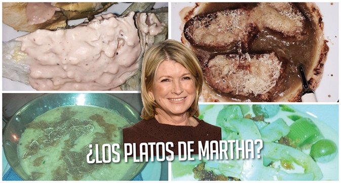 Martha Stewart duramente criticada en Twitter por sus fotografías de comida