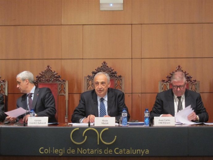 Mario Miccoli, Germà Gordó y Joan Carles Ollé