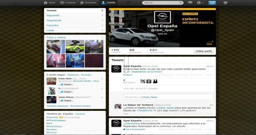 Twitter Opel España 