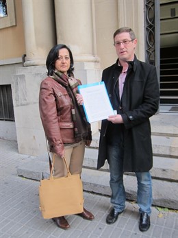 María del Carmen Caballero y Miguel Contreras