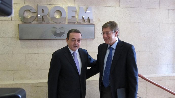 José María Albarracín y consejero Juan Bernal