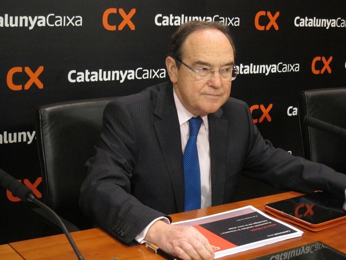 El pte. De CatalunyaCaixa, J.C.Pla