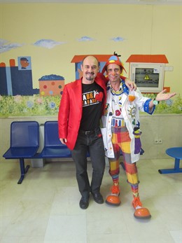 Doctorzito y Juanky, de la Fundación Theodora y Abracadabra