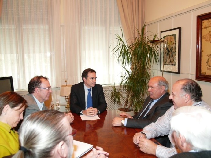 CHE y Gobierno aragonés elevarán una propuesta sobre la zona regable de la Hoya.