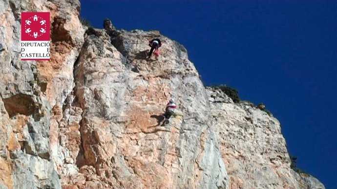 Rescate del montañero atrapado en Castellón