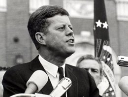 El ex presidente estadounidense John Fitzgerald Kennedy