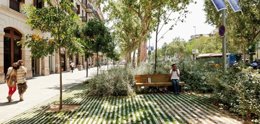 Proyecto de reurbanización del paseo Sant Joan de Barcelona