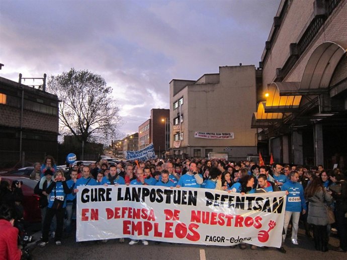 Manifestación de Edesa