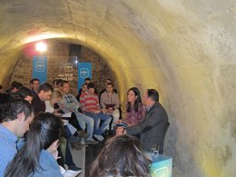 Encuentro de Pedro Sanz con las NNGG del PP de La Rioja