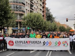 Manifestación 'Emplea tu fuerza. Vamos a cambiar las cosas'