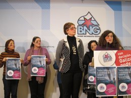 Presentación de la campaña del BNG contra la violencia de género