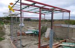 Material sustraido por el detenido