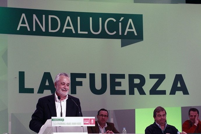 Griñan durante su discurso