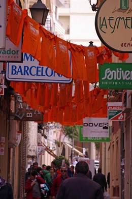 Panorámica hilo de tender 
