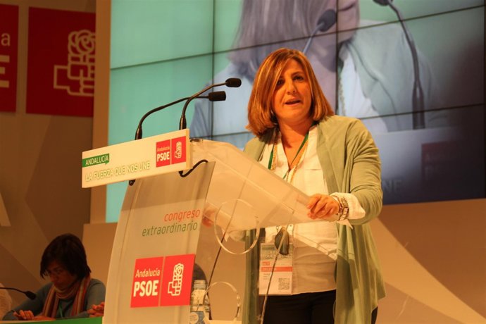 La secretaria general del PSOE de Cádiz, Irene García