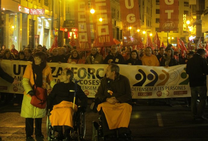 Manifestación del 23N en Valencia