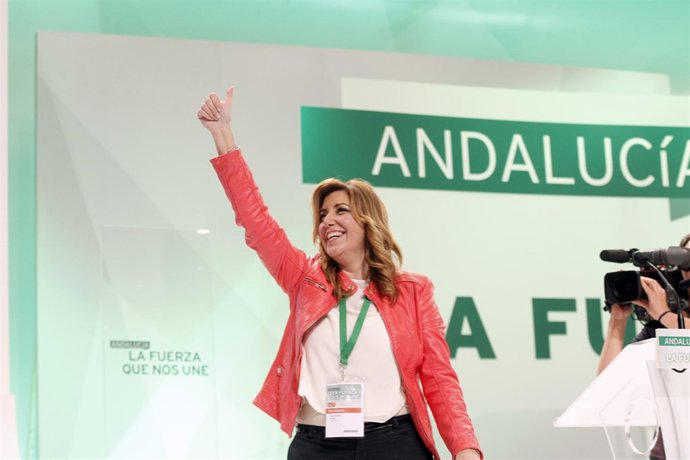 Susana Díaz en el Congreso del PSOE-A