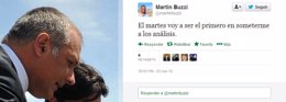 Twitter de Martín Buzzi