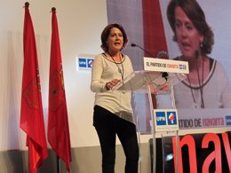 La presidenta del Gobierno de Navarra, Yolanda Barcina, en el Día de UPN