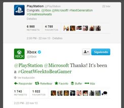 PlayStation y Xbox se felicitan por la llegada de 