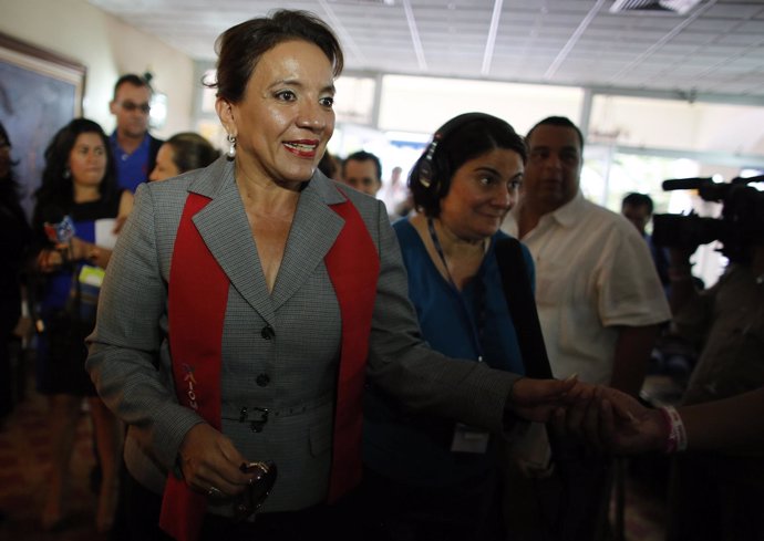 La candidata presidencial de LIBRE, Xiomara Castro.
