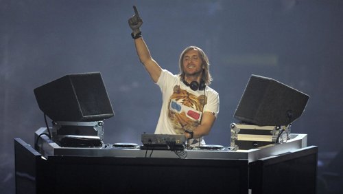 El Dj francés, David Guetta en el Activison E3 2010 celebrado en el Staples Cent