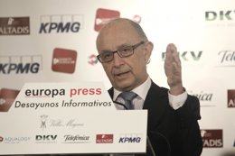  Cristóbal Montoro, En Los Desayunos De Europa Press