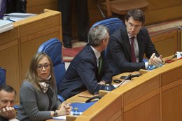 Pleno de presupuestos en el Parlamento de Galicia.
