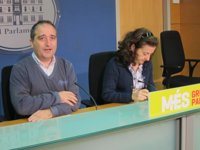 MÉS ve "escandaloso" que el twitter del Parlament recoja la renovación de votos