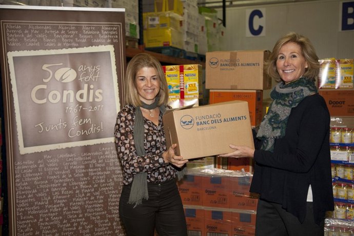Condis entrega 9.000 kilos de productos al Banc dels Aliments