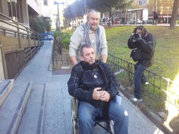 Alberto en los Juzgados de Plaza de Castilla