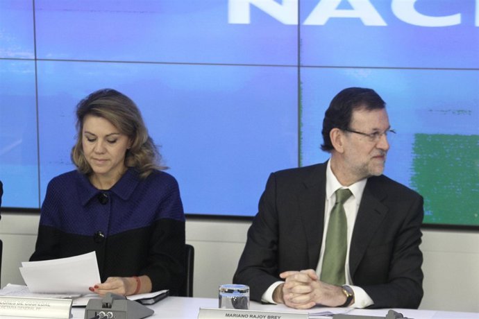 Rajoy, Arenas y Cospedal en el Comité Ejecutivo