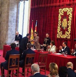 La Princesa de Asturia, Doña Letizia, en la entrega de los Premios Jaime I