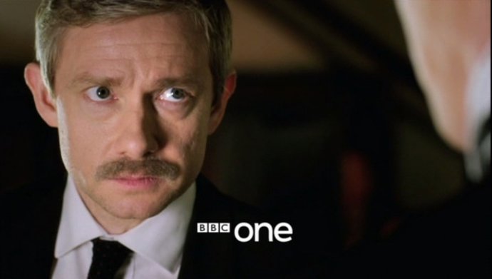 Martin Freeman en Sherlock
