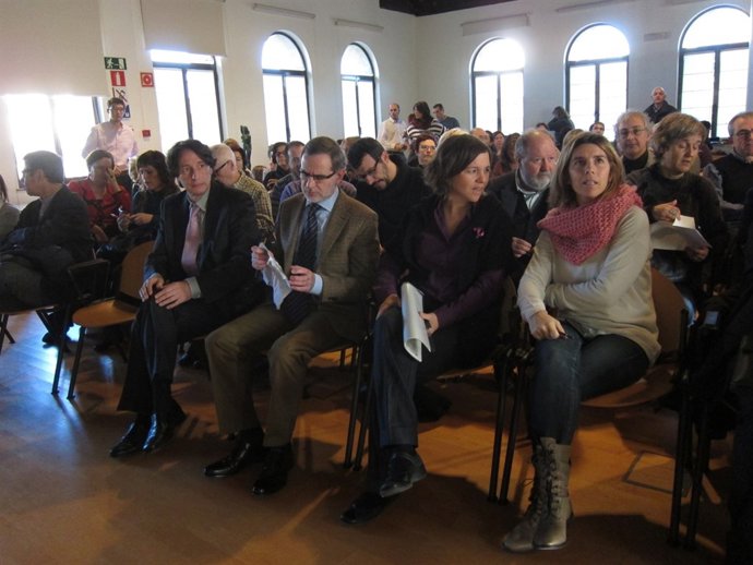 J.Portabella (ERC), J.Mestre (ICV), S.Jaurrieta (PSC) y M.Homs (CiU)