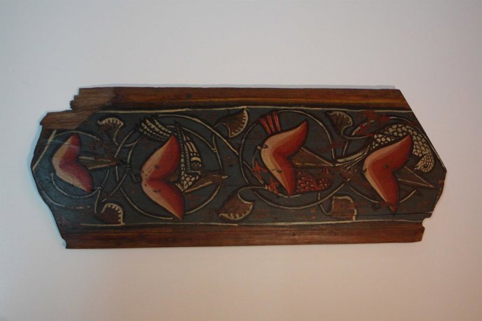 Tabla techumbre de la catedral de Teruel red.