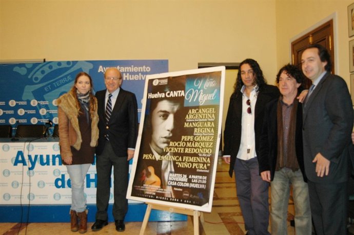 Presentación de la gala homenaje a 'El Niño Miguel'. 