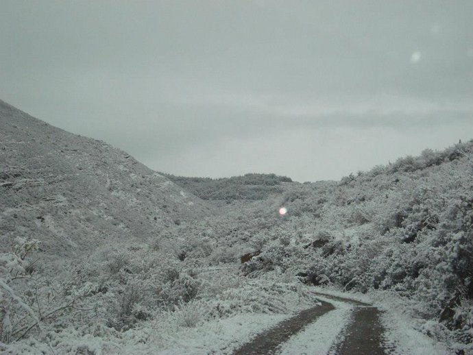 Nieve en La Rioja, monte nevado