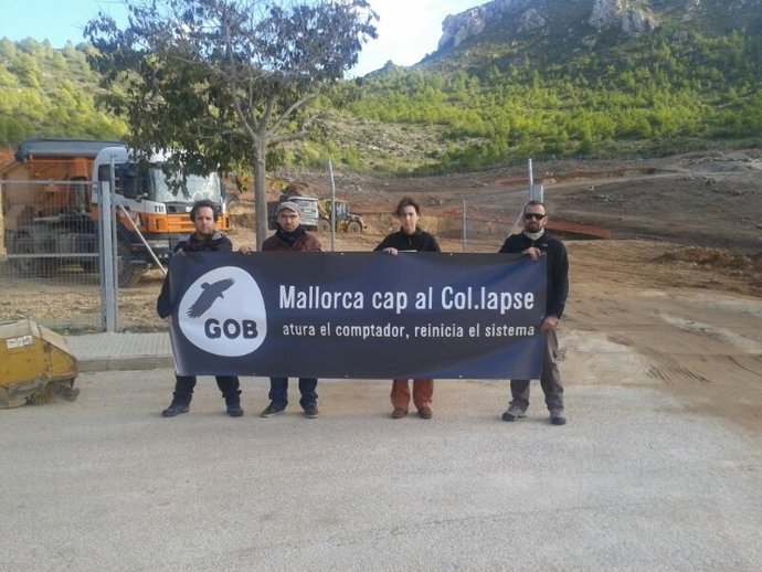 Representantes del GOB en acto Canyamel