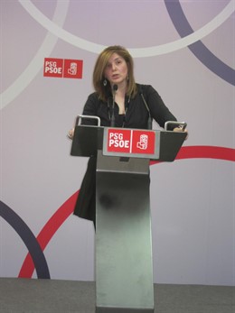El secretario de Organización del PSdeG, Pilar Cancela