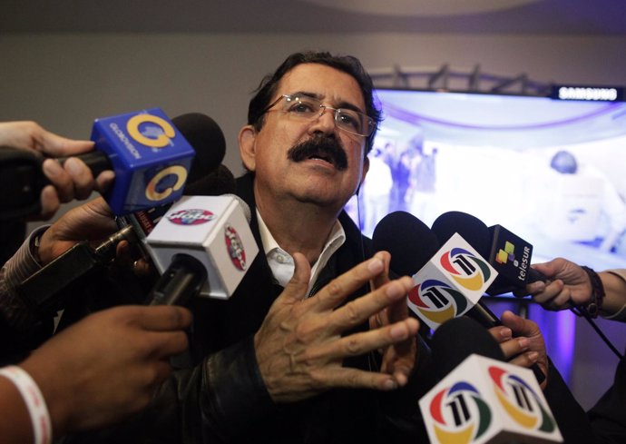 Manuel Zelaya tras elecciones en Honduras