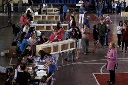 Elecciones en Chile. Bachelet vota