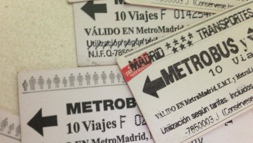 Recursos de Metrobús, billetes de metro de Madrid