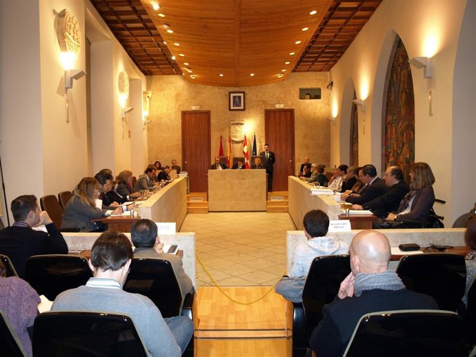 Pleno en el Ayuntamiento de Salamanca 
