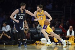 NBA Memphis Grizzlies Los Angeles Lakers Marc Pau Gasol