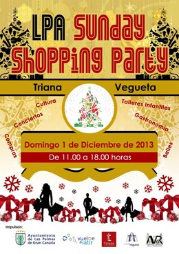 Cartel LPA Sunday Shopping 
