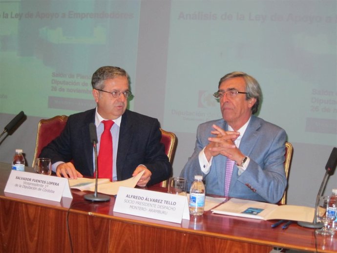 Fuentes y Álvarez en la inauguración