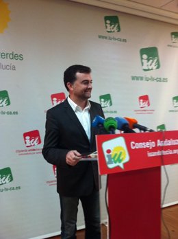 El coordinador de IULV-CA, Antonio Maíllo